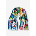Galiga Hats %100 Ipek Fular 26*130cm 'art On Silk'