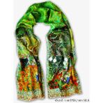 Galiga İpek Fular - Klimt - Nature Patch - Renkli