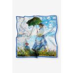 Galiga Monet-lady %100 Ipek Fular 55x55cm 'art On Silk'