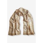Galiga Van Gogh - Almond Beige %100 Ipek Fular 26x130cm "Art On Silk"