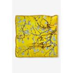 Galiga Van Gogh Almond Yellow %100 Ipek Fular 55x55cm "Art on Silk"