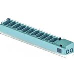 Galleyz GN 1/4-150 Set Üstü Saladbar Pleksi Kapak 225x34x45 cm Küvet