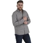 Gallini World Minimalist Uzun Kol Erkek Gömlek - Günlük & İş - Bordo-Lacivert