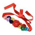 GALPADA 1 Bilgisayar Kemer Düğün Çiçek Kanadı Baby Shower Göbek Bandı Gelinlik Kanat Hamile Kuşağı Düğün Dekorasyonu Çiçek Dekoru Çiçek Dekorasyonu Rhinestones Aksesuarlar Bebek Kristal