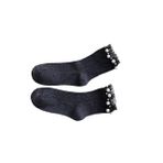 GALPADA 1 Çift Fırfırlı Çizme Çorap Tasarımlı Ekip Çorabı Eski Çorap Fırfırlı Örme Çorap Bilekte Çorap Örmek Fırfırlı Dönüş Manşet Çorap Kadın Retro Çorap Özlemek Bayan Botları Nostaljik