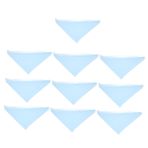 GALPADA 10 Parça Ipek Şal Mor Payet Etek Etekler Düz Renk Ipek Eşarp Kare Ipek Eşarp Ipekler Ipek Bandana Kıyafet Sahne Donanımı ışıltı Oynamak Çılgın Kostüm Kare Peçe Kurdele Şifon Blue