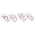 GALPADA 4 Çocuklar Çizgi Film Baskı Külot Kız Bikini Iç Çamaşırı Kızlar Kısa Iç Çamaşırı Külot Çocuk Külot Pamuk Üçgen Iç Çamaşırı Kız Iç Çamaşırı Bikini Külot Bebek Karikatür Şort