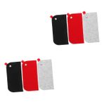 GALPADA 6 Adet keçe gözlük çantası çizilmez gözlük saklama çantası okuma diş telleri gözlük saklama kabı güneş gözlüğü kılıfı taşınabilir gözlük kılıfı konteyner güneş gözlüğü çantası