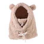 GALPADA Ayı Şapkası Peluş Şapka Peluş Kış Şapka Maske Ile Kış Şapka Kulaklar Parti Şapkası Sıcak Yüz Kaplama Yüz Kapaklı Hayvan Şapkası Peluş Sıcak Şapka Kadın Şapkası Özlemek Karikatür