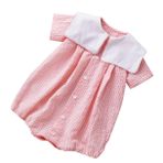 GALPADA ekose tulum kısa kollu yürümeye başlayan çocuk tulumu bebek kısa kollu ekose elbise kısa kollu bebek yaka ekose body yazlık bebek yaka body çiçekçi Kız Prenses elbisesi kız bebek