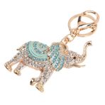 GALPADA Fil Anahtarlık Bayan Hediyeler Kadınlar Için Anahtarlıklar Fil Çanta Kristal Anahtarlık Çanta Anahtarlık Hint Hediyeler Metal Anahtarlık Çantalar Özlemek Alaşım Rhinestones
