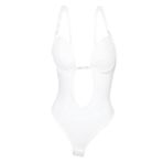 GALPADA Kadın Büstiyer Sırtı Açık Dalma Sutyen Elbise Vücut Şekillendirici Straplez Payet Bodysuit Bralet Tulumlar Kadınlar Için Sırtı Açık Bodysuit Kadınlar Için Askısız Beyaz
