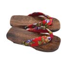 GALPADA kadınlar bebek fotoğraf terlik japon terlikleri çocuklar için terlikler bayan ev terlikleri bebek terlikleri floplar ahşap sandalet Japonya kimono yürümeye başlayan çocuk Bambu