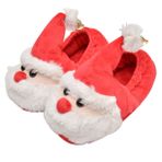 GALPADA Karikatür Peluş Sıcak Ayakkabılar Noel Ev Ayakkabısı Noel Terlik Çiftler Için Eşleşen Terlikler Karikatür Terlik Tatil Terlikleri Kürk Terlik Çocuk Kaymaz Eğlence Ayakkabıları