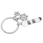 GALPADA Metal Kar Tanesi Kolye Anahtarlık Çanta Charm El Çantası Charm Sırt Çantası Charm Snowboard Anahtarlık Noel Için Dekoratif Anahtarlık