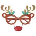 GALPADA Noel Dekorasyon Gözlükleri Noel Süsleri Hediye Gözlük Çerçevesi Eğlenceli Gözlük Festivali Gözlük Yetişkinler Için Komik Gözlükler Parti Gözlüğü Çocuk Soğan Tozu Tatil Öğeleri