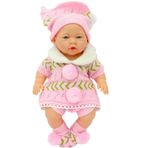 Galtoys Yeni Doğmuş Pembe Yeşil Elbiseli Azra Bebek