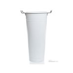 Galvaniz Beyaz 50Cm Şemsiyelik - Vazo