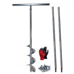 Galvaniz Çap 15 cm Boy 3 mt Toprak Delme Sondaj Burgusu