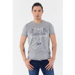 Galvanni Erkek Gri T-shırt - Inase Grey Melange