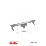 Gama Alttan Çıkışlı Lineer Süzgeç Duş Kanalı Banyo Gideri 60 Cm