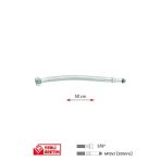 Gama Paslanmaz Çelik Flex Hortum 3/8 - M10x1 Uzun Uç 30 Mm Batarya Hortumu 50 Cm