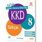 Gama Yayınları Kurmay Yayınları 8. Sınıf Türkçe KKD Haftalık Kazanım Kavrama Denemeleri