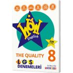 Gama Yayınları Kurmay Yayınları WOW English 8 The Quality LGS Denemeleri (52 Deneme)