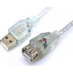 Gaman 1.5 Metre Şeffaf USB Kablo Uzatma / Dişi USB - Erkek USB - 1,5 metre