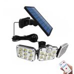 Gaman 138 Led Güneş Enerjili 3 Mod Hareket Ve Karanlık Sensörlü 5Mt Kablolu Solar Aydınlatma / Bahçe Lambası / Sokak Lambası