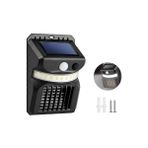Gaman 2 In 1 Uv Güneş Enerjili 11 Ledli 3 Mod Veranda-Bahçe-Çardak Solar Aydınlatma- Uv Sinek Öldürücü - Siyah