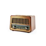 gaman 2868 Ahşap Nostaljik Görünümlü Bluetoothlu Radyo Usb-sd Card Mp3 Çalar Radyo Müzik Çalar