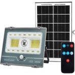 Gaman 300W Solar LED Projektör - Kumandalı, Rgb Modu, 270° Aydınlatma, IP65 Su Geçirmez Parlak LED - Beyaz
