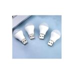 gaman 4 Adet Ampul Tasarım Taşınabilir Mini Usb Led Işık Lamba Gece Lambası Tüm Usb Girişleriyle Uyumlu