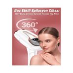 gaman 9 Aşamalı Buz Soğuk Epilasyon Aleti 999.999 Atımlı Dokunmatik Ekran Lazer Cihazı