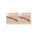 Gaman Esnek Taşınabilir USB LED Işık Lamba Gece Lambası ( 2 Adet ) Tüm USB Girişleriyle Uyumlu 17CM - Kırmızı