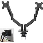Gaman EY-26737 13-32'' Amortisörlü Çift Kollu Monitör Standı - Yeni Versiyon Çift Monitör Tutucu