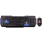 Gaman Gaming Series Gamy Plus Oyuncu Klavye Mouse Seti Renkli Tuşlar Gaming Klavye + Işıklı Mouse Türkçe Q - Siyah - Mavi
