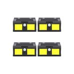 Gaman Güneş Enerjili Bahçe Lambası 96 Led 4Lü Paket Bahçe Aplik Bahçe Lambası Bahçe Aydınlatma 3 Modlu