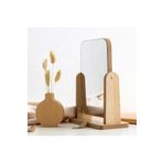 Gaman Makyaj Aynası Ahşap Masa Aynası Ayarlanabilir Makeup Mirror