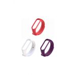 Gaman Mi Band 3/4 Uyumlu Akıllı Bileklik Kordonu 3lü Set