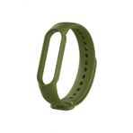 Gaman Mi Band 5 - 6 Uyumlu Silikon Akıllı Bileklik Kordonu - Haki Yeşil