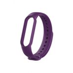 Gaman Mi Band 5 - 6 Uyumlu Silikon Akıllı Bileklik Kordonu - Mor
