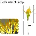 Gaman RC-2303 2 Adet Dekoratif Bağ Bahçe Balkon Dış Mekan Solar Güneş Enerjili Yapay Buğday Başağı Çiçek
