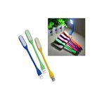 Gaman Taşınabilir Esnek Usb Led Işık Lambası 3Adet Dizüstü Bilgisayar Mini Usb Led Kitap Okuma Lambası, Sarı-Lacivert-Yeşil