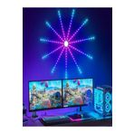 gaman Tv Arkası Usb Kablolu RGB Animasyonlu Kumandalı Yıldız Led 6 Renk 8 Mod 96 Led Ambiyans Ledi