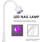 Gaman USB Esnek Oje Kurutucu LED Lamba Taşınabilir Powerbank Şarj Başlığına Pc Takılabilir 5V-2A