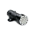 Gaman Uv Işık El Feneri 21 Led Ultraviyole Mor Işık Para Döviz Banknot Kimlik Kontrol Cihazı Siyah