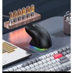 Gaman WD157 Manyetik Şarjlı Bt+2.4ghz 1600DPI Ultra Hafif Şarjlı Kablosuz Oyuncu Mouse Oyuncu Faresi - Siyah