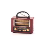gaman YENİ MODEL RT-721 Nostaljik Görünümlü Bluetooth Özellikli 3 Band Retro Vintage Radyo
